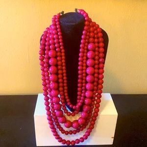 BaubleBar Magnesite 5 Strand Beaded Necklace